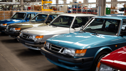 The last Saabs left at its Trollhättan factory are going up for auction